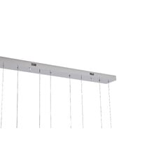 Jonah Iron & Crystal LED 6 Light Pendant